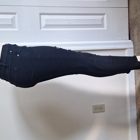 Kensie Effortless Ankle Mid Rise Black Jeans Size 8 - Picture 2 of 9